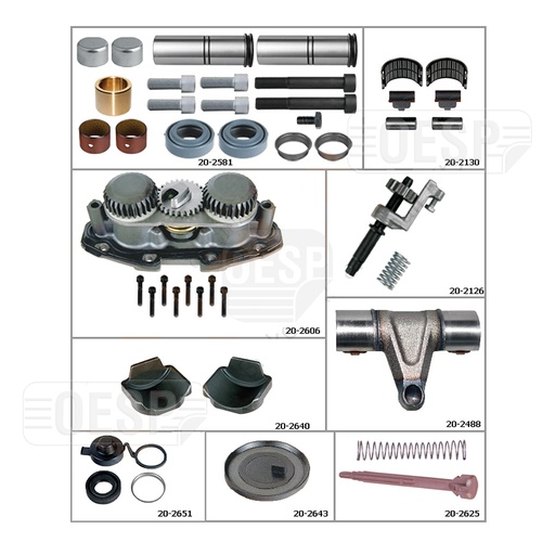 [0422570] VOLVO-MERITOR CALIPER KIT FULL